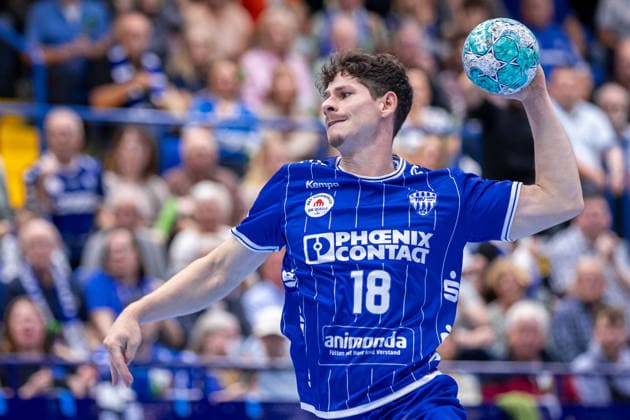Levin Wanner (TBV Lemgo Lippe, 18) im Torwurf GER, TBV Lemgo Lippe vs. HC Erlangen, Handball, 1. Bundesliga, 5. Spieltag, Spielzeit 2026 2027, 20.09.2026 GER, TBV Lemgo Lippe vs. HC Erlangen, Handball, 1. Bundesliga, 5. Spieltag, Spielzeit 2026 2027, 20.09.2026 Lemgo Copyright: xEibner-Pressefoto JanxRollingerx EP_JSK