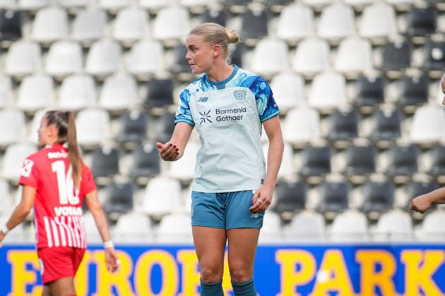 Fussball, Google Pixel Frauen-Bundesliga, 5. Spieltag, 2026 2027, SC Freiburg vs. Bayer 04 Leverkusen, 20.09.2026, Dreisamstadion, Freiburg, Cornelia Kramer (Bayer 04 Leverkusen, 07) Tor, Elfmeter, Freiburg Dreisamstadion Baden-Württemberg Deutschland Copyright: xFINLEYxMÖRCHx