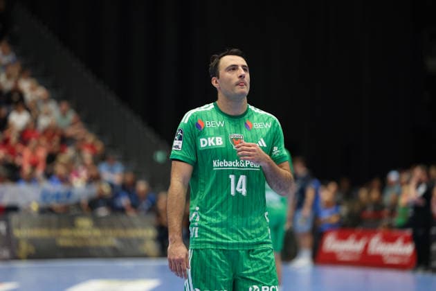 Aitor Arino (Füchse Berlin 14) GER, Bergischer HC vs. Fuechse Berlin, Handball, Opel Handball-Bundesliga, 5. Spieltag, Spielzeit 2026 2027, 20.09.2026 GER, Bergischer HC vs. Fuechse Berlin, Handball, Opel Handball-Bundesliga, 5. Spieltag, Spielzeit 2026 2027, 20.09.2026 Duesseldorf Copyright: xEibner-Pressefoto ThomasxStoeckex EP_TSR
