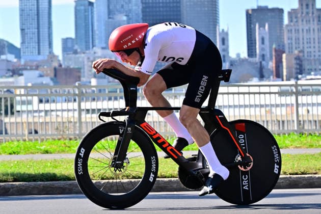 Stefan Küng ITT, Einzelzeitfahren 2026 Road cycling, Rad, Radsport, Strasse World Championships Montreal Stefan Küng, Switzerland, Suisse, Schweiz, Individual Time Trial (ITT) 39,2km. 2026 UCI Road World Championships in Montreal, Canada. The Road World Championships mark the 99th edition of the annual global competition in road cycling. Einzelzeitfahren. UCI-Straßenweltmeisterschaften (Rad WM, Straßenrad-Weltmeisterschaften)