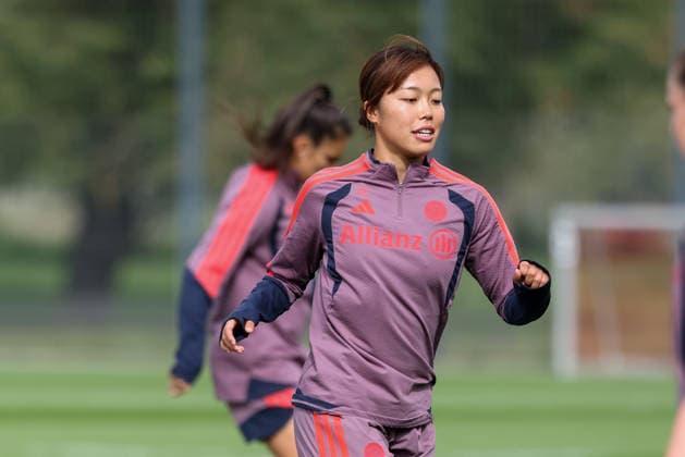 Momoko Tanikawa (FC Bayern Muenchen, 18), GER, FC Bayern Muenchen Frauen Abschlusstraining, Fussball, UEFA Womens Champions League, Saison 2026 2027, 21.09.2026, GER, FC Bayern Muenchen Frauen Abschlusstraining, Fussball, UEFA Womens Champions League, Saison 2026 2027, 21.09.2026 Muenchen Copyright: xEibner-Pressefoto JennixMaulx EP_JML