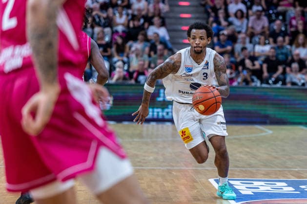 DeLonnie Hunt (SYNTAINICS MBC, 03) Telekom Baskets Bonn vs. SYNTAINICS MBC, Basketball, easy Credit BBL, 03. Spieltag, 2026 2027, 27.09.2026 Telekom Baskets Bonn vs. SYNTAINICS MBC, Basketball, easy Credit BBL, 03. Spieltag, 2026 2027, 27.09.2026 Bonn Copyright: xEibner-Pressefoto GerhardxWingenderx EP_GWR
