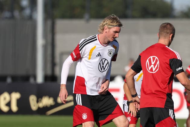 Nick Woltemade (Deutschland), GER, Deutschland Nationalmannschaft, Training, Fussball, UEFA Nations League, Saison 2026 2027, 29.09.2026, GER, Deutschland Nationalmannschaft, Training, Fussball, UEFA Nations League, Saison 2026 2027, 29.09.2026 Herzogenaurach Copyright: xEibner-Pressefoto JennixMaulx EP_JML