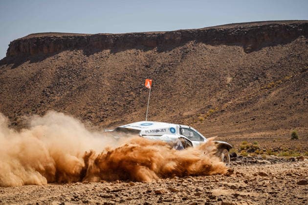 W2RC - RALLYE DU MAROC 2026 217 KROTOV Denis (kgz), ZHILTSOV Konstantin (kgz), Ford Raptor, M Rally Raid Team, FIA W2RC, ULT T1+, action, during the Stage 2 of the Rallye du Maroc 2026, 4th round of the 2026 WR2C Championship from September 30, 2026 around Zagora, Morocco - AgadirMorocco Copyright: xDamienxSaulnierx