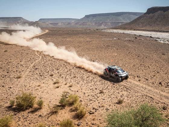W2RC - RALLYE DU MAROC 2026 299 AL ATTIYAH Nasser (qat), LURQUIN Fabian (bel), Dacia Sandrider, The Dacia Sandriders, FIA W2RC, ULT T1+, action, during the Stage 2 of the Rallye du Maroc 2026, 4th round of the 2026 WR2C Championship from September 30, 2026 around Zagora, Morocco - AgadirMorocco Copyright: xDamienxSaulnierx
