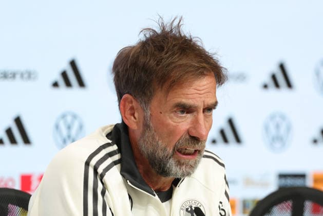 Juergen Klopp (Deutschland, Bundestrainer) bei der Pressekonferenz, GER, Deutschland Nationalmannschaft, Abschluss-Pressekonferenz, Fussball, UEFA Nations League, Saison 2026 2027, 30.09.2026, GER, Deutschland Nationalmannschaft, Abschluss-Pressekonferenz, Fussball, UEFA Nations League, Saison 2026 2027, 30.09.2026 Muenchen Copyright: xEibner-Pressefoto JennixMaulx EP_JML