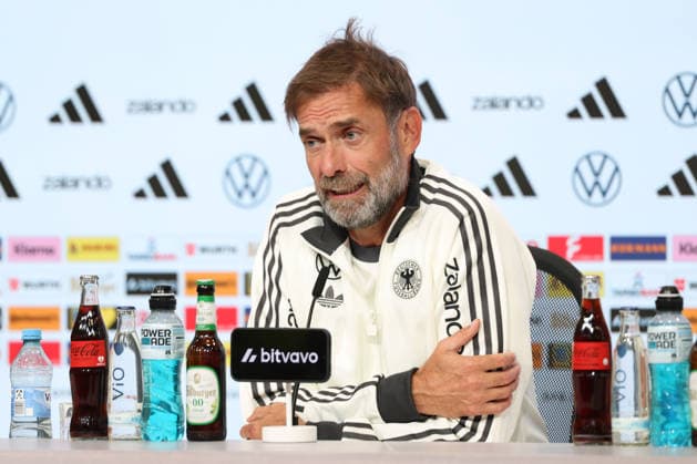 Juergen Klopp (Deutschland, Bundestrainer) bei der Pressekonferenz, GER, Deutschland Nationalmannschaft, Abschluss-Pressekonferenz, Fussball, UEFA Nations League, Saison 2026 2027, 30.09.2026, GER, Deutschland Nationalmannschaft, Abschluss-Pressekonferenz, Fussball, UEFA Nations League, Saison 2026 2027, 30.09.2026 Muenchen Copyright: xEibner-Pressefoto JennixMaulx EP_JML