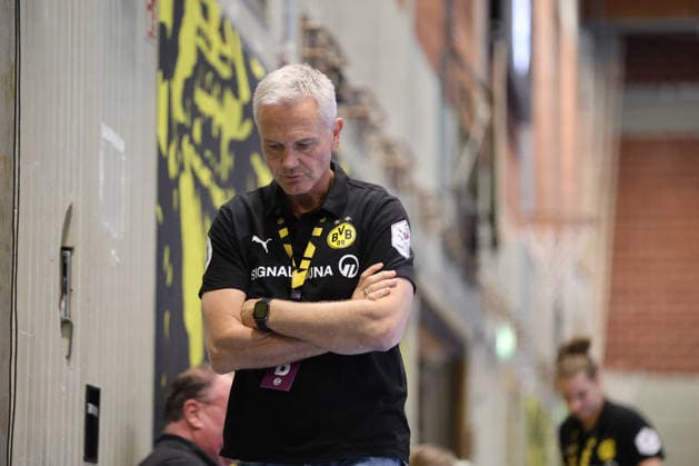 GER, BVB Borussia Dortmund Handball vs. SV Union Halle-Neustadt, Handball, DHB-Pokal Frauen, Spielzeit 2026 2027, 30.09.2026,Kay Rothenpieler ( BVB Borussia Dortmund Handball) GER, BVB Borussia Dortmund Handball vs. SV Union Halle-Neustadt, Handball, DHB-Pokal Frauen, Spielzeit 2026 2027, 30.09.2026 Dortmund Copyright: xEibner-Pressefoto JavadxMohammadpourx EP_JMR