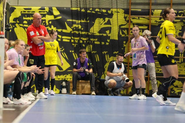 GER, BVB Borussia Dortmund Handball vs. SV Union Halle-Neustadt, Handball, DHB-Pokal Frauen, Spielzeit 2026 2027, 30.09.2026,Pether Krautmeyer (SV Union Halle-Neustadt) GER, BVB Borussia Dortmund Handball vs. SV Union Halle-Neustadt, Handball, DHB-Pokal Frauen, Spielzeit 2026 2027, 30.09.2026 Dortmund Copyright: xEibner-Pressefoto JavadxMohammadpourx EP_JMR