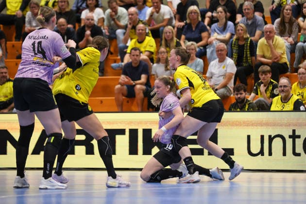 GER, BVB Borussia Dortmund Handball vs. SV Union Halle-Neustadt, Handball, DHB-Pokal Frauen, Spielzeit 2026 2027, 30.09.2026,Viktoria Marksteiner (SV Union Halle-Neustadt) GER, BVB Borussia Dortmund Handball vs. SV Union Halle-Neustadt, Handball, DHB-Pokal Frauen, Spielzeit 2026 2027, 30.09.2026 Dortmund Copyright: xEibner-Pressefoto JavadxMohammadpourx EP_JMR