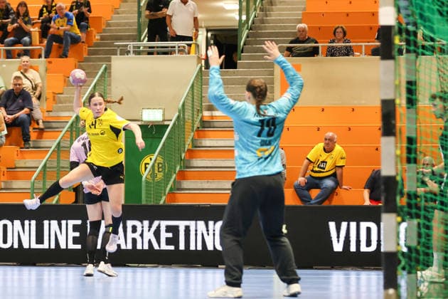 GER, BVB Borussia Dortmund Handball vs. SV Union Halle-Neustadt, Handball, DHB-Pokal Frauen, Spielzeit 2026 2027, 30.09.2026,Lara Egeling (BVB Borussia Dortmund Handball) GER, BVB Borussia Dortmund Handball vs. SV Union Halle-Neustadt, Handball, DHB-Pokal Frauen, Spielzeit 2026 2027, 30.09.2026 Dortmund Copyright: xEibner-Pressefoto JavadxMohammadpourx EP_JMR