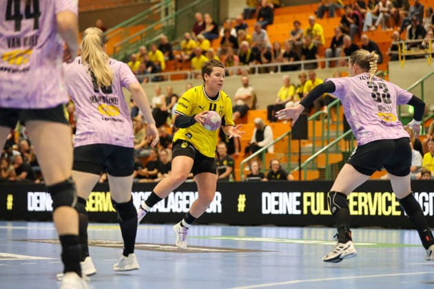 GER, BVB Borussia Dortmund Handball vs. SV Union Halle-Neustadt, Handball, DHB-Pokal Frauen, Spielzeit 2026 2027, 30.09.2026,Alina Grijseels (BVB Borussia Dortmund Handball) GER, BVB Borussia Dortmund Handball vs. SV Union Halle-Neustadt, Handball, DHB-Pokal Frauen, Spielzeit 2026 2027, 30.09.2026 Dortmund Copyright: xEibner-Pressefoto JavadxMohammadpourx EP_JMR