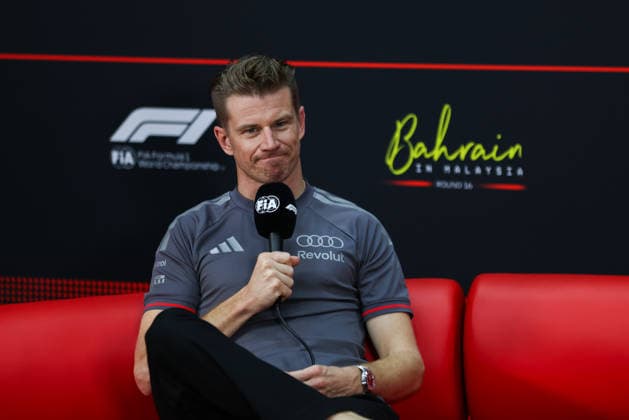 F1 - BAHRAIN GRAND PRIX IN MALAYSIA 2026 press conference, PK, Pressekonferenz HULKENBERG Nico (ger), Audi F1 Team R26, portrait during the 2026 Formula 1 Bahrain Grand Prix in Malaysia, 16th round of the 2026 Formula One World Championship, WM, Weltmeisterschaft from October 2 to 4, 2026 on the Sepang International Circuit, in Sepang, Malaysia - SepangMalaysia Copyright: xANTONINxVINCENTx