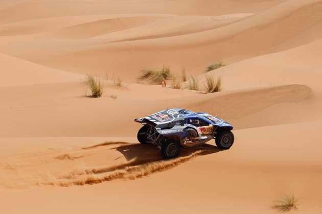 W2RC - RALLYE DU MAROC 2026 225 SAINZ Carlos (esp), OLIVERAS Daniel (esp), Ford Raptor, Ford Racing, FIA W2RC, ULT T1+, action, during the Stage 3 of the Rallye du Maroc 2026, 4th round of the 2026 WR2C Championship from October 1, 2026 around Zagora, Morocco - AgadirMorocco Copyright: xFREDERICxLExFLOCxHx