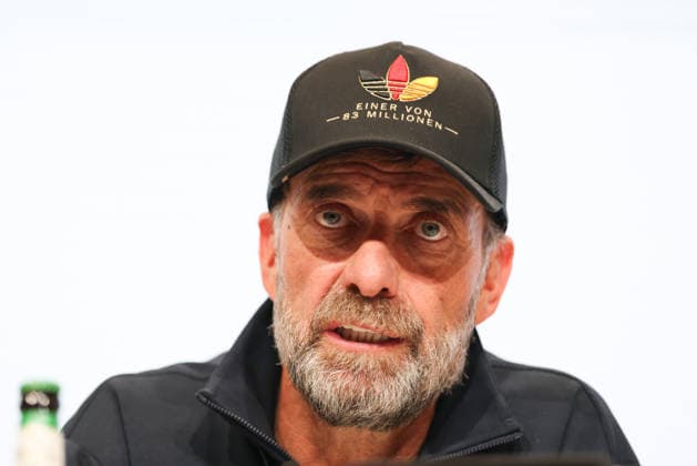 Juergen Klopp (Deutschland, Bundestrainer) bei der Pressekonferenz nach dem Spiel, GER, Deutschland vs. Serbien, Fussball, UEFA Nations League, 3. Spieltag, Saison 2026 2027, 01.10.2026, GER, Deutschland vs. Serbien, Fussball, UEFA Nations League, 3. Spieltag, Saison 2026 2027, 01.10.2026 Muenchen Copyright: xEibner-Pressefoto JennixMaulx EP_JML
