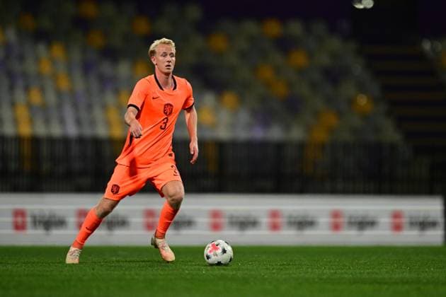 MARIBOR , 02-10-2026 , Stadion Ljudski vrt , season 2026 2027 , UEFA EURO, EM, Europameisterschaft,Fussball U-21 Qualification football , match between Slovenia U-21 and Netherlands U-21, picture shows Netherlands U21, U 21 player Thijmen Blokzijl Slovenia - Netherlands u21 x207825144x Copyright: