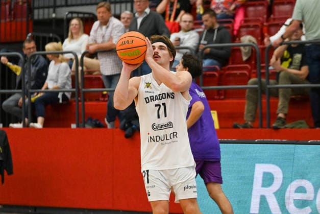 Jonathan Klusmann (Artland Dragons, 71) Artland Dragons vs. BG Goettingen, 2. Basketball-Bundesliga, Pro A, 2. Spieltag, Saison 2026 2027, 02.10.2026, Artland Dragons vs. BG Goettingen, 2. Basketball-Bundesliga, Pro A, 2. Spieltag, Saison 2026 2027, 02.10.2026 Quakenbrueck Copyright: xEibner-Pressefoto RobertxGertzenx EP_RGN