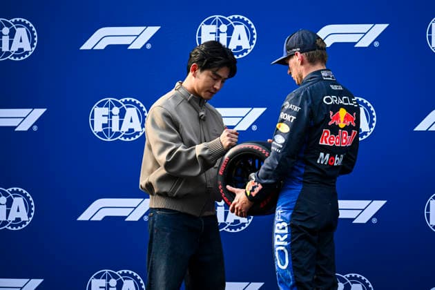 F1 - BAHRAIN GRAND PRIX IN MALAYSIA 2026 Alvin Chong, actor and singer, VERSTAPPEN Max (nld), Red Bull Racing Ford RB22, portrait during the 2026 Formula 1 Bahrain Grand Prix in Malaysia, 16th round of the 2026 Formula One World Championship, WM, Weltmeisterschaft from October 2 to 4, 2026 on the Sepang International Circuit, in Sepang, Malaysia - SepangMalaysia Copyright: xALBERTOxVIMERCATIx