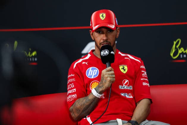 F1 - BAHRAIN GRAND PRIX IN MALAYSIA 2026 press conference, PK, Pressekonferenz HAMILTON Lewis (gbr), Scuderia Ferrari SF-26, portrait during the 2026 Formula 1 Bahrain Grand Prix in Malaysia, 16th round of the 2026 Formula One World Championship, WM, Weltmeisterschaft from October 2 to 4, 2026 on the Sepang International Circuit, in Sepang, Malaysia - SepangMalaysia Copyright: xANTONINxVINCENTx