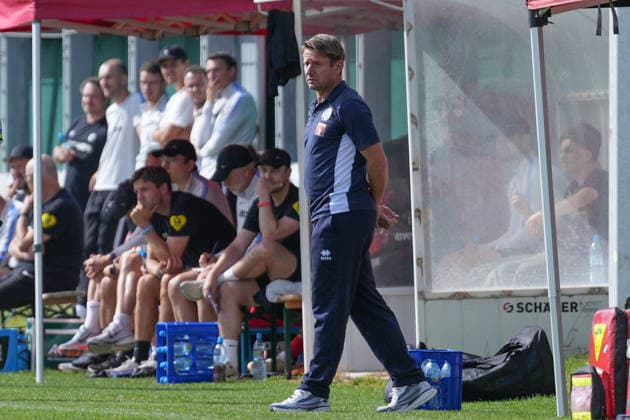 Jörg «Udo» Portmann (FC Luzern, Cheftrainer) , Deutschland, Fussball, Testspiel, SC Freiburg vs. FC Luzern, 03.10.2026, Europa-Park Stadion, Trainingsplatz, Freiburg Freiburg Europa-Park Stadion, Trainingspl Baden-Wuerttemberg Deutschland Copyright: xArnexAmbergx