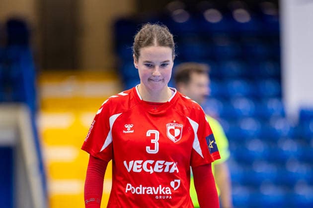 Anica Gudelj (HC Podravka, 01) reagiert GER, HSG Blomberg-Lippe vs. HC Podravka, Handball, EHF Champions League Women, Gruppenphase, Spielzeit 2026 2027, 03.10.2026 GER, HSG Blomberg-Lippe vs. HC Podravka, Handball, EHF Champions League Women, Gruppenphase, Spielzeit 2026 2027, 03.10.2026 Lemgo Copyright: xEibner-Pressefoto JanxRollingerx EP_JSK