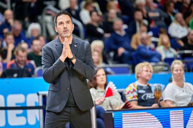 Jesus Ramirez (Bamberg Baskets, Head Coach), GER, ALBA Berlin vs. BMA 365 Bamberg Baskets, Basketball Herren, easy Credit BBL, Saison 2026 27, 4. Spieltag, 03.10.2026 GER, ALBA Berlin vs. BMA 365 Bamberg Baskets, Basketball Herren, easy Credit BBL, Saison 2026 27, 4. Spieltag, 03.10.2026 Berlin