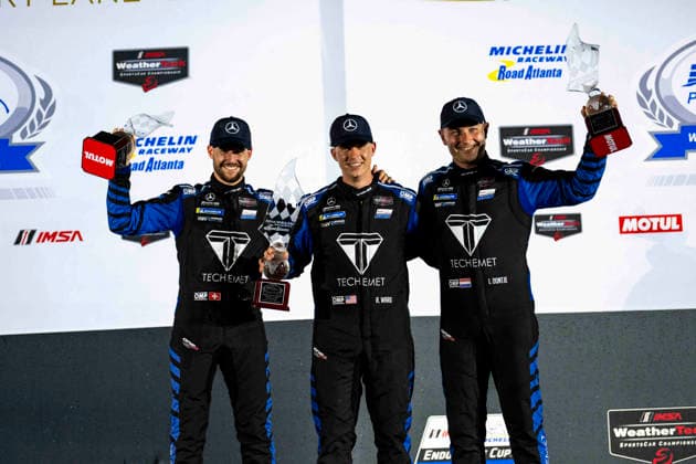 AUTO - IMSA - PETIT LE MANS 2026 57 DONTJE Indy (nld), ELLIS Philip (che), WARD Russell (usa), Winward Racing, Mercedes-AMG GT3 Evo, portrait during the 2026 Motul Petit Le Mans, 11th round of the 2026 IMSA WeatherTech SportsCar Championship, from October 1 to 3, 2026 on the Michelin Raceway Road Atlanta in Braselton, Georgia, United States of America - BraseltonUnited States Copyright: xFabrizioxBoldonix