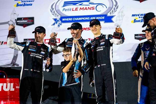 AUTO - IMSA - PETIT LE MANS 2026 912 HARDWICK Ryan (usa), PERA Riccardo (ita), SCHURING Morris (nld), Manthey 1st Phorm, Porsche 911 GT3 R (992.2), portrait during the 2026 Motul Petit Le Mans, 11th round of the 2026 IMSA WeatherTech SportsCar Championship, from October 1 to 3, 2026 on the Michelin Raceway Road Atlanta in Braselton, Georgia, United States of America - BraseltonUnited States Copyright: xFabrizioxBoldonix