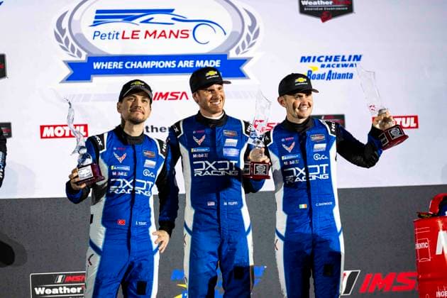AUTO - IMSA - PETIT LE MANS 2026 36 EASTWOOD Charlie (irl), FILIPPI Mason (usa), YOLUC Salih (tur), DXDT Racing, Chevrolet Corvette Z06 GT3.R, portrait during the 2026 Motul Petit Le Mans, 11th round of the 2026 IMSA WeatherTech SportsCar Championship, from October 1 to 3, 2026 on the Michelin Raceway Road Atlanta in Braselton, Georgia, United States of America - BraseltonUnited States Copyright: xFabrizioxBoldonix