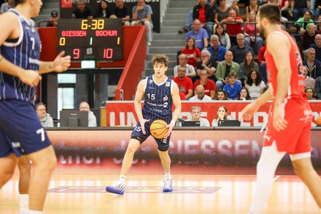 GER, GIESSEN 46ers vs. VfL SparkassenStars Bochum, Basketball, ProA, 3. Spieltag, Spielzeit 2026 2027, 04.10.2026,Thomas Kamarad (VfL SparkassenStars Bochum) GER, GIESSEN 46ers vs. VfL SparkassenStars Bochum, Basketball, ProA, 3. Spieltag, Spielzeit 2026 2027, 04.10.2026 GIESSEN 46ers Copyright: xEibner-Pressefoto JavadxMohammadpourx EP_JMR
