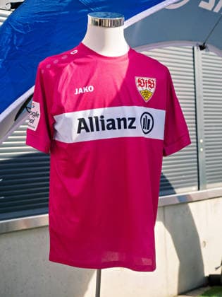 Motto Pinktober Gemeinsam gegen Brustkrebs, Sondertrikot VfB Stuttgart, Emblem Google Pixel Frauen-Bundesliga GER, Fussball, VfB Stuttgart vs. 1. FC Union Berlin, Google Pixel Frauen-Bundesliga, 6 Spieltag, Stuttgart, Saison 2026 2027, 04.10.2026 GER, Fussball, VfB Stuttgart vs. 1. FC Union Berlin, Google Pixel Frauen-Bundesliga, 6. Spieltag, Stuttgart, Saison 2026 2027, 04.10.2026 Stuttgart Copyright: xCarstenxSchweringx EP_CSG