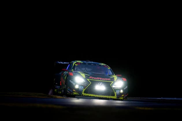 AUTO - IMSA - PETIT LE MANS 2026 14 BARNICOAT Ben (gbr), HAWKSWORTH Jack (gbr), KIRKWOOD Kyle (usa), Vasser Sullivan Racing, Lexus RC F GT3, action during the 2026 Motul Petit Le Mans, 11th round of the 2026 IMSA WeatherTech SportsCar Championship, from October 1 to 3, 2026 on the Michelin Raceway Road Atlanta in Braselton, Georgia, United States of America - BraseltonUnited States Copyright: xFabrizioxBoldonix