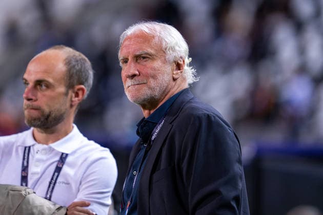Rudie Voeller beim Spiel in Thessaloniki Griechenland vs. Deutschland, Fussball, UEFA Nations Leauge, 4. Spieltag, Saison 2026 2027, 04.10.2026 Griechenland vs. Deutschland, Fussball, UEFA Nations Leauge, 4. Spieltag, Saison 2026 2027, 04.10.2026 Thessaloniki Copyright: xEibner-Pressefoto J.xDerondeaux EP_JDU