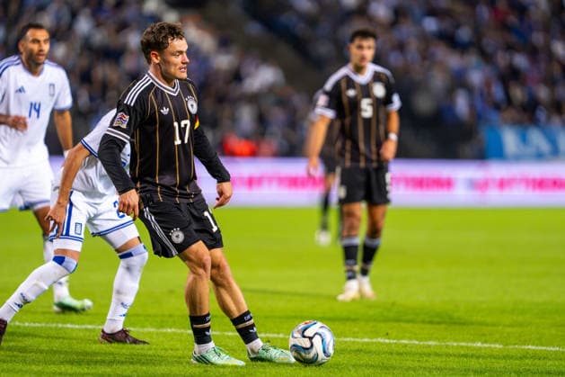 Florian Wirtz (Deutschland, Germany, 17) Griechenland vs. Deutschland, Fussball, UEFA Nations Leauge, 4. Spieltag, Saison 2026 2027, 04.10.2026 Griechenland vs. Deutschland, Fussball, UEFA Nations Leauge, 4. Spieltag, Saison 2026 2027, 04.10.2026 Thessaloniki Copyright: xEibner-Pressefoto J.xDerondeaux EP_JDU