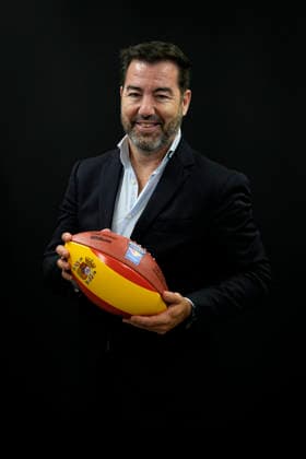 October 6, 2026, Madrid, Madrid, Spain: Rafael de los Santos, Spain NFL, American Football Herren, USA Director, during the Desayunos Deportivos Europa Press - Rafael de los Santos, ahead the NFL Madrid match 2026 holded at Camilo Jose Cela University on October 06, 2026, in Madrid, Spain. Madrid Spain - ZUMAa181 20261006_zaa_a181_019 Copyright: xOscarxJ.xBarrosox