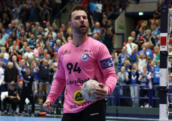 Kristian van der Merwe (Bergischer HC 94) GER, Bergischer HC06 vs. IK Saevehof, Handball, EHF Europa League 2026 27, 2. Spieltag, Spielzeit 2026 2027, 06.10.2026 GER, Bergischer HC06 vs. IK Saevehof, Handball, EHF Europa League 2026 27, 2. Spieltag, Spielzeit 2026 2027, 06.10.2026 Solingen-Mitte Copyright: xEibner-Pressefoto ThomasxStoeckerx EP_TSR