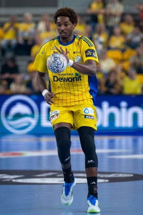 KIELCE, POLAND - OCTOBER 7: Benoit Kounkoud during the EHF Champions League Group F match between Industria Kielce nad SC Magdeburg at Hala Legionow on October 2, 2026 in Kielce, Poland --- Pilka reczna. EHF Liga Mistrzow. Industria Kielce - SC Magdeburg. (Photo by Igor Jakubowski Arena Akcji) NEWSPIX.PL --- newspix.pl