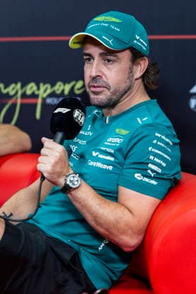 F1 - SINGAPORE GRAND PRIX 2026 ALONSO Fernando (spa), Aston Martin F1 Team Honda AMR26, portrait, pre-event press conference, PK, Pressekonferenz during the 2026 Formula 1 Singapore Grand Prix, 17th round of the 2026 Formula One World Championship, WM, Weltmeisterschaft from October 9 to 11, 2026 on the Marina Bay Street Circuit, in Singapore, Singapore - SingaporeSingapore Copyright: xJulienxDelfossex