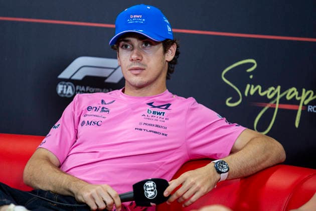 F1 - SINGAPORE GRAND PRIX 2026 COLAPINTO Franco (arg), Alpine F1 Team A526, portrait, pre-event press conference, PK, Pressekonferenz during the 2026 Formula 1 Singapore Grand Prix, 17th round of the 2026 Formula One World Championship, WM, Weltmeisterschaft from October 9 to 11, 2026 on the Marina Bay Street Circuit, in Singapore, Singapore - SingaporeSingapore Copyright: xJulienxDelfossex