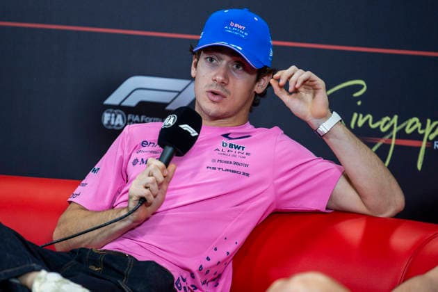 F1 - SINGAPORE GRAND PRIX 2026 COLAPINTO Franco (arg), Alpine F1 Team A526, portrait, pre-event press conference, PK, Pressekonferenz during the 2026 Formula 1 Singapore Grand Prix, 17th round of the 2026 Formula One World Championship, WM, Weltmeisterschaft from October 9 to 11, 2026 on the Marina Bay Street Circuit, in Singapore, Singapore - SingaporeSingapore Copyright: xJulienxDelfossex