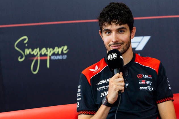 F1 - SINGAPORE GRAND PRIX 2026 OCON Esteban (fra), TGR Haas F1 Team VF-26, portrait, pre-event press conference, PK, Pressekonferenz during the 2026 Formula 1 Singapore Grand Prix, 17th round of the 2026 Formula One World Championship, WM, Weltmeisterschaft from October 9 to 11, 2026 on the Marina Bay Street Circuit, in Singapore, Singapore - SingaporeSingapore Copyright: xJulienxDelfossex