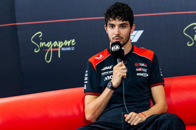 F1 - SINGAPORE GRAND PRIX 2026 OCON Esteban (fra), TGR Haas F1 Team VF-26, portrait, pre-event press conference, PK, Pressekonferenz during the 2026 Formula 1 Singapore Grand Prix, 17th round of the 2026 Formula One World Championship, WM, Weltmeisterschaft from October 9 to 11, 2026 on the Marina Bay Street Circuit, in Singapore, Singapore - SingaporeSingapore Copyright: xJulienxDelfossex