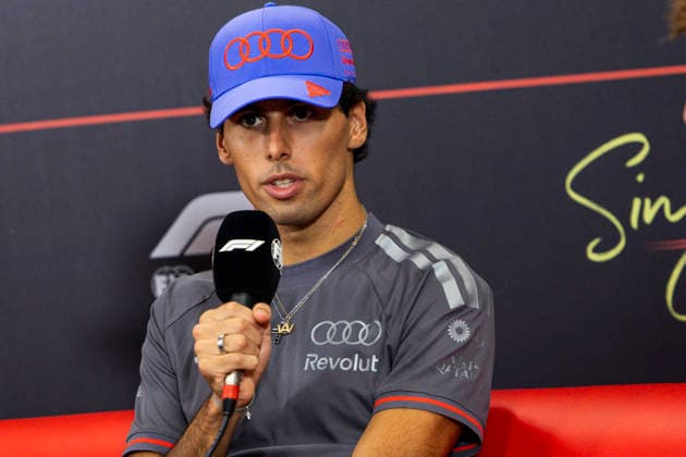 F1 - SINGAPORE GRAND PRIX 2026 BORTOLETO Gabriel (bra), Audi F1 Team R26, portrait, pre-event press conference, PK, Pressekonferenz during the 2026 Formula 1 Singapore Grand Prix, 17th round of the 2026 Formula One World Championship, WM, Weltmeisterschaft from October 9 to 11, 2026 on the Marina Bay Street Circuit, in Singapore, Singapore - SingaporeSingapore Copyright: xJulienxDelfossex