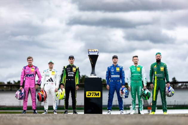 DTM, 15. + 16. Rennen Hockenheim 2026 14 Ferrari 296 GT3 EVO, EMIL FREY RACING: Matteo Cairoli, 22 Mercedes-AMG GT3 EVO, Landgraf Motorsport: Lucas Auer, 91 Porsche 911 GT3 R (992), Manthey: Thomas Preining, 80 Mercedes-AMG GT3 EVO, Winward Racing: Maro Engel, 11 BMW M4 GT3 Evo, Schubert Motorsport: Marco Wittmann, 7 Aston Martin Vantage AMR GT3 EVO, Comtoyou Racing: Nicki Thiim - picture by Gruppe C Photography Sachsenring Hockenheimring Baden-Württemberg Germany Copyright: xGruppexCxPhotographyx