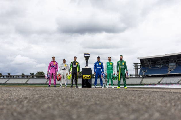 DTM, 15. + 16. Rennen Hockenheim 2026 14 Ferrari 296 GT3 EVO, EMIL FREY RACING: Matteo Cairoli, 22 Mercedes-AMG GT3 EVO, Landgraf Motorsport: Lucas Auer, 91 Porsche 911 GT3 R (992), Manthey: Thomas Preining, 80 Mercedes-AMG GT3 EVO, Winward Racing: Maro Engel, 11 BMW M4 GT3 Evo, Schubert Motorsport: Marco Wittmann, 7 Aston Martin Vantage AMR GT3 EVO, Comtoyou Racing: Nicki Thiim - picture by Gruppe C Photography Sachsenring Hockenheimring Baden-Württemberg Germany Copyright: xGruppexCxPhotographyx