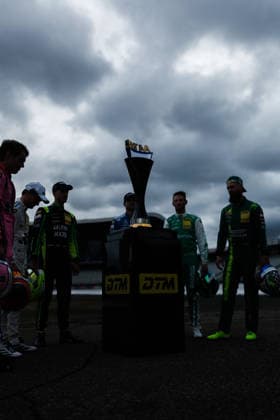 DTM, 15. + 16. Rennen Hockenheim 2026 14 Ferrari 296 GT3 EVO, EMIL FREY RACING: Matteo Cairoli, 22 Mercedes-AMG GT3 EVO, Landgraf Motorsport: Lucas Auer, 91 Porsche 911 GT3 R (992), Manthey: Thomas Preining, 80 Mercedes-AMG GT3 EVO, Winward Racing: Maro Engel, 11 BMW M4 GT3 Evo, Schubert Motorsport: Marco Wittmann, 7 Aston Martin Vantage AMR GT3 EVO, Comtoyou Racing: Nicki Thiim - picture by Gruppe C Photography Sachsenring Hockenheimring Baden-Württemberg Germany Copyright: xGruppexCxPhotographyx