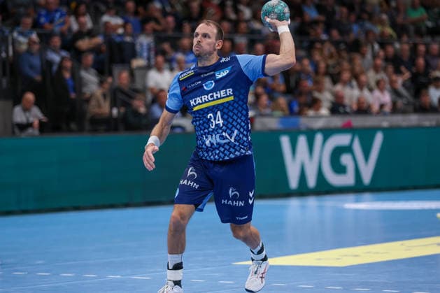 Kai Haefner (TVB Stuttgart, 34) GER, TVB Stuttgart vs. HSG Wetzlar, Handball, Opel Handball-Bundesliga, 8. Spieltag, Spielzeit 2026 2027, 08.10.2026 GER, TVB Stuttgart vs. HSG Wetzlar, Handball, Opel Handball-Bundesliga, 8. Spieltag, Spielzeit 2026 2027, 08.10.2026 Stuttgart Copyright: xEibner-Pressefoto SoerenxHerwegx EP_SHG