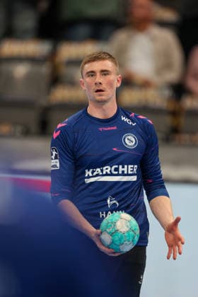 Jakob Nigg (TVB Stuttgart, 57) GER, TVB Stuttgart vs. HSG Wetzlar, Handball, Opel Handball-Bundesliga, 8. Spieltag, Spielzeit 2026 2027, 08.10.2026 GER, TVB Stuttgart vs. HSG Wetzlar, Handball, Opel Handball-Bundesliga, 8. Spieltag, Spielzeit 2026 2027, 08.10.2026 Stuttgart Copyright: xEibner-Pressefoto SoerenxHerwegx EP_SHG