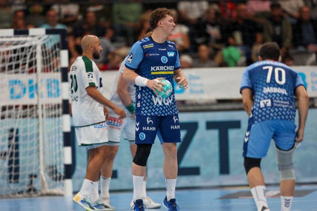 Max Heydecke (TVB Stuttgart, 8) GER, TVB Stuttgart vs. HSG Wetzlar, Handball, Opel Handball-Bundesliga, 8. Spieltag, Spielzeit 2026 2027, 08.10.2026 GER, TVB Stuttgart vs. HSG Wetzlar, Handball, Opel Handball-Bundesliga, 8. Spieltag, Spielzeit 2026 2027, 08.10.2026 Stuttgart Copyright: xEibner-Pressefoto SoerenxHerwegx EP_SHG