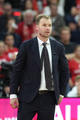 Anton Gavel (FC Bayern Basketball, Chef-Trainer), GER, FC Bayern Basketball vs. Virtus Bologna, Basketball, Euroleague, 4. Spieltag, Saison 2026 2027, 08.10.2026, GER, FC Bayern Basketball vs. Virtus Bologna, Basketball, Euroleague, 4. Spieltag, Saison 2026 2027, 08.10.2026 Muenchen Copyright: xEibner-Pressefoto JennixMaulx EP_JML